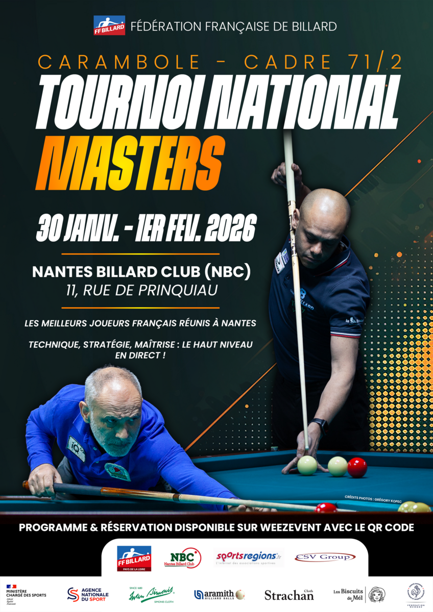 Tournoi Master - cadre 71/2
